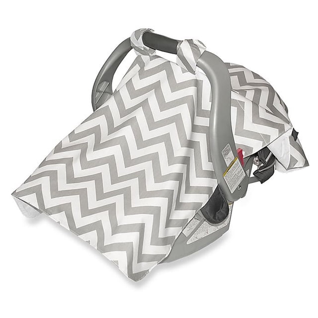 Jolly Jumper Infant Car Seat Veil | Weather & Sun Protection Cover with Adjustable Straps | Fits All Car Seat Handles | Collapsible & Machine Washable