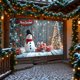 thumbnail image 4 of Gran pancarta navideña para puerta de garaje | Decoración para fiestas navideñas | Decoración para exteriores | Decoración de pared para interiores | Tela de poliéster con ojales | 3,96 x 1,80 m, 4 of 6