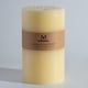 thumbnail image 1 of Vela Pillar MOZEAL, extra grande, 3 mecha, marfil, sin perfume, 15 x 15 cm, 1 of 5