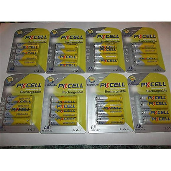 PK Cell NIMHAA2600-4B Batterie Rechargeable 1.2V avec 2600 mAh, Pack de 4