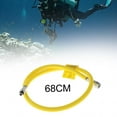 thumbnail image 4 of Conector de manguera LP de baja presión Shamjiam 350PSI 68cm Amarillo, 4 of 8