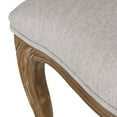 thumbnail image 6 of Mariette French Country Wood and Cane Upholstered Dining Chair, Set of 4, Light Gray and Natural, 6 of 9