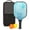 Black-1, variant on Pickleball Paddles Set Of 1, Fiberglass Surface, Ice Crystal Print, 1 Paddle, 2 Balls & Bag