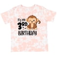 thumbnail image 3 of Inktastic Monkey Its My 3rd Birthday Boys or Girls Toddler T-Shirt, 3 of 5