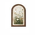 thumbnail image 2 of Abstract Colorful Floral Oval Wall Art, Bright Spring Flower Botanical Oval Framed Wall Art, Waterproof Cottage Core Home Decor for Western Farmhouse Bedroom Living Room, Home Retro Decor Products, 2 of 5