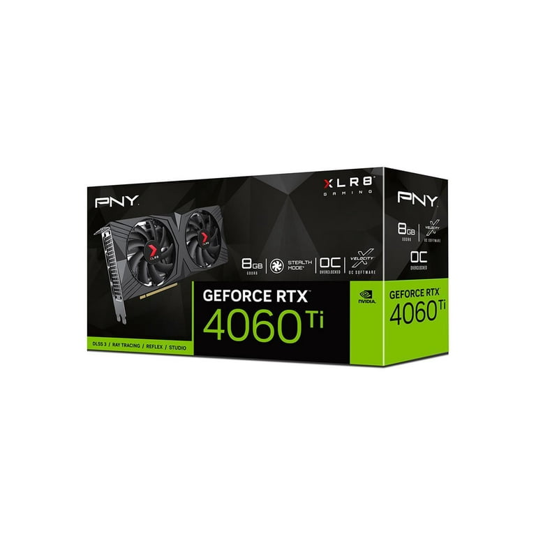 【新品未開封】PNY GEFORCE RTX 4060 8GB PNY GeForce RTX™ 4060 Ti 8GB VERTO™ Dual Fan DLSS 3