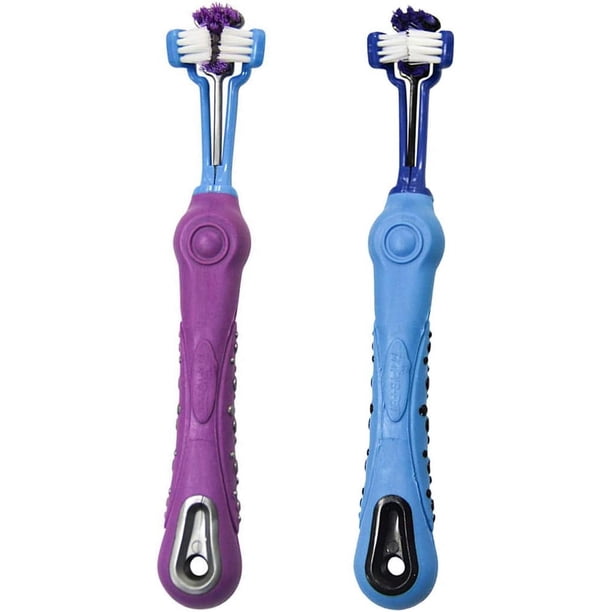 Durable y práctico piezas brosse à abolladuras para animaux de compagnie couleur aléatoire chien chat fournitures de nettoyage Teddy chien brosse ajout mauvaise haleine tartre soins des