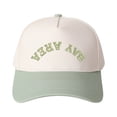 thumbnail image 4 of VERGIAC BAY AREA Letter Embroidered Trucker Hat, Unisex Adjustable Snapback Mesh Cap for Daily Commute Travel Outdoor Wear, 4 of 11