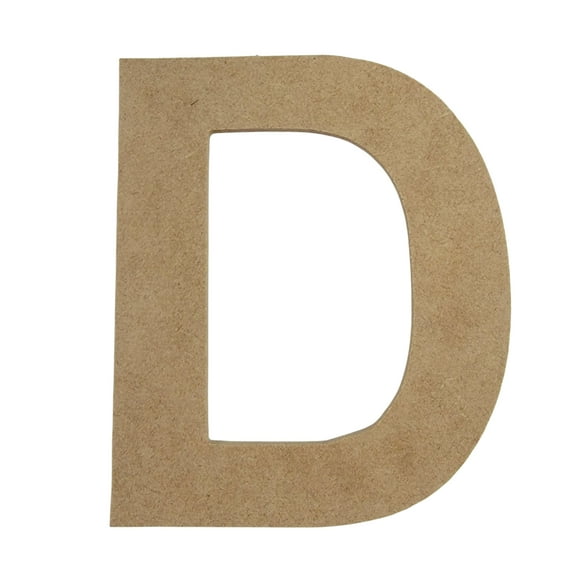 Wooden Letter Unfinished, Arial Font, Craft Cutout
