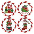 thumbnail image 1 of Wdftyju 4 piezas impermeable sala de estar Navidad Santa Claus Navidad pared pegatina decoración del hogar Wdftyju 3gj3un8hy5pu4ur1D02, 1 of 8
