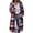 #-002Red, variant on ASDFVBKG Womens Plaid Flannel Shacket Jacket Long Button Down Casual Lapel Long Sleeve Jacket Fashion Loose Fit Coats Winter Overcoat with Pockets Hot Pink L