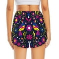 thumbnail image 4 of Haiem Colorful Mexican Women's 2 in 1 Running Shorts - Lightweight Athletic Workout Gym Yoga Breathable Sports Shorts Liner with Phone Pockets-, 4 of 9