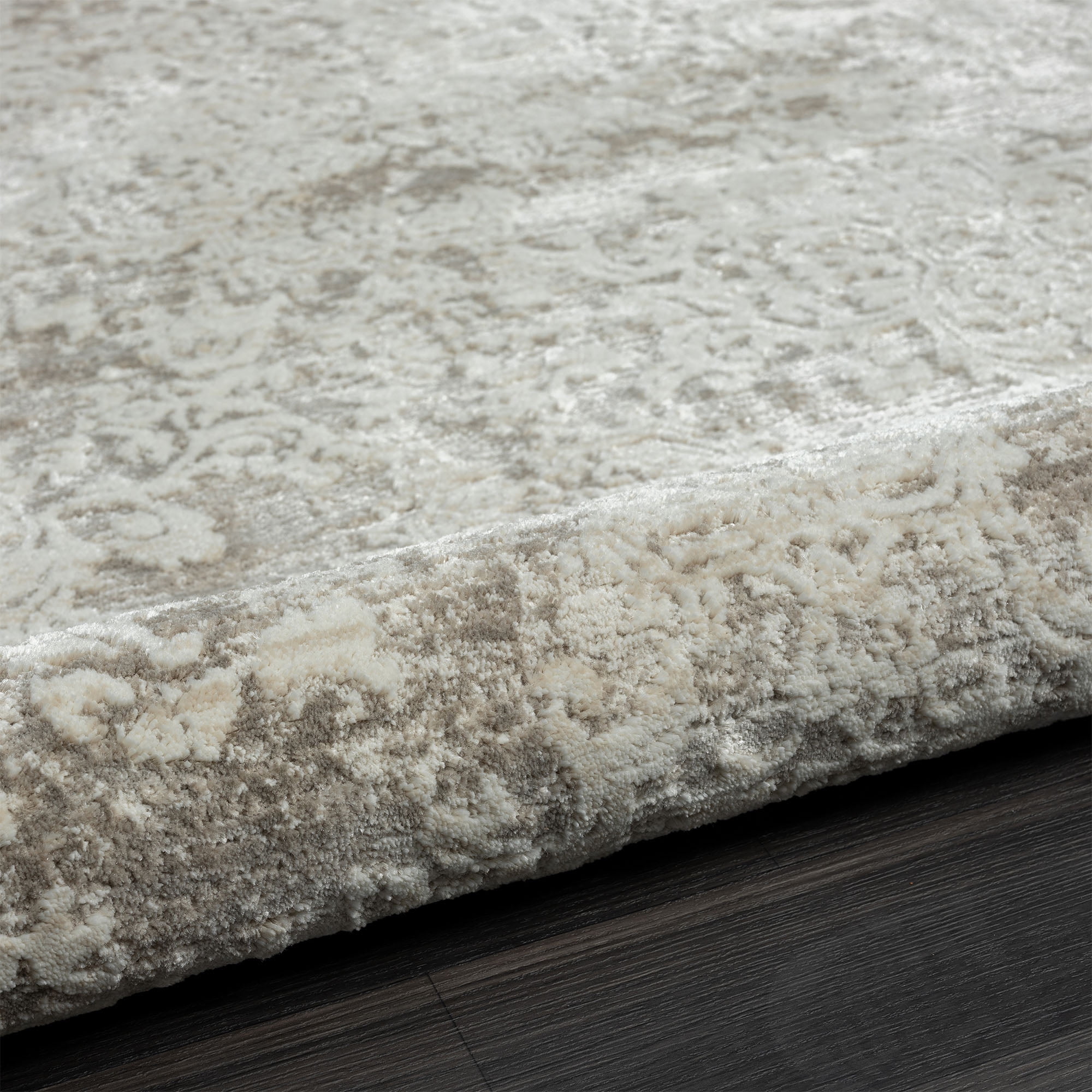 Harlow Hill Brielle Star Abstract Indoor Polyester Blend Area Rug, Gray, 5' x 7'11"