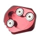 thumbnail image 1 of Ampliación de pata de cabra CNC para piezas de placa de soporte Rojo, 1 of 7