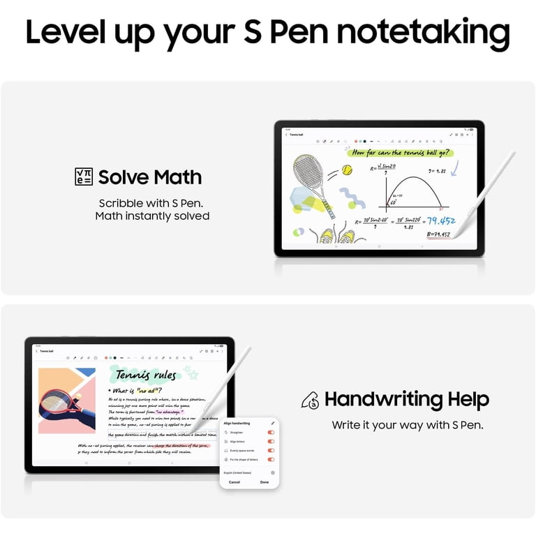 Samsung Galaxy Tab S10 Lite with S-Pen + Book Cover Bundle – Brand