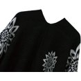 thumbnail image 4 of Poncho Cape Ouvert pour Femmes Air-Color Block, 4 of 4