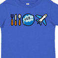 thumbnail image 4 of Inktastic Airplane Eat Sleep Fly Boys or Girls Toddler T-Shirt, 4 of 5