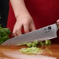 Kitchen Utility Knife 5 Inch, Damascus Steel Kitchen Knives Super