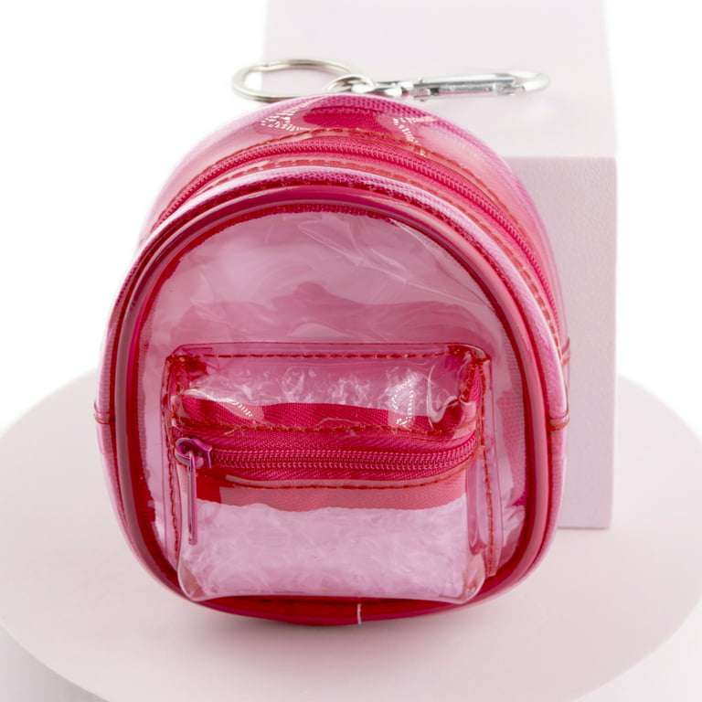 Mini Transparent Backpack Keychains - 6 Pc.