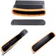 thumbnail image 5 of Bolsillos para asiento de coche, piel sintética, organizador lateral para consola de coche, relleno para huecos de asiento, caddie con alfombrilla antideslizante BANYUO  Hogar, 5 of 7