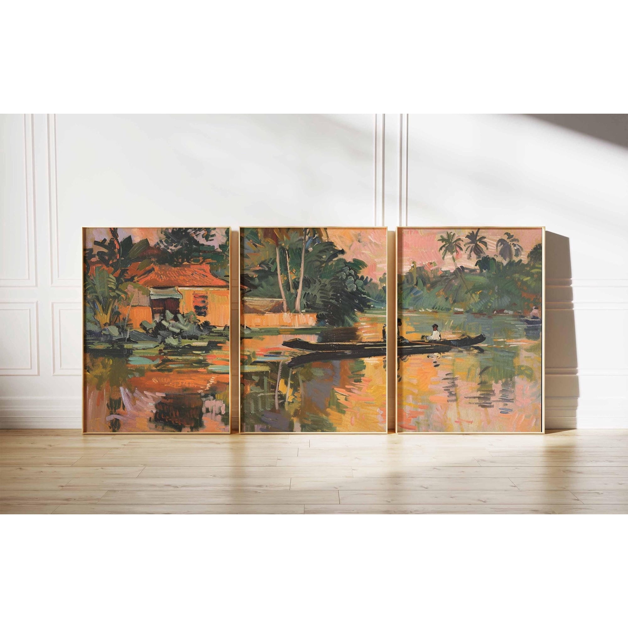 Suriname Posters South America Travel Prints Suriname Wall Art Jungle Decor Suriname Travel Gift South America Travel Art Set 3