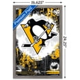 thumbnail image 3 of NHL Pittsburgh Penguins - Maximalist Logo 23 Wall Poster, 14.725" x 22.375" Framed, 3 of 5