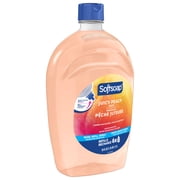 Softsoap Juicy Peach Liquid Hand Soap, Kitchen and Bathroom Hand Soap, Rich Fruity Scent, 50 oz Refill Bottle