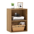 thumbnail image 1 of Gymax 2-Cube Bookcase w/ 5-Position Adjustable Shelf Anti-Toppling Kits for Study Natural, 1 of 10