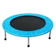 thumbnail image 5 of Gymax 38'' Folding Mini Trampoline Fitness Rebounder w/ Safety Pad Blue, 5 of 10