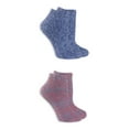 thumbnail image 2 of Women's Low Cut Spa Socks With Grippers 2 Pack, 2 of 12