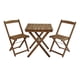thumbnail image 1 of Kit Mesa de Madera y 2 Sillas Plegables Merkatari Veneza Polisten, 1 of 5