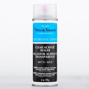 Plaid Patricia Nimocks Clear Acrylic Spray Sealer, Matte, 6 oz