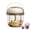 Beige, variant on Mini Pill Dispenser Organizer Bottle, Daily Travel Medication Box with Secure Closure (Beige)