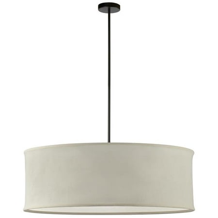 

Dainolite PHL-344P-MB-BG 4 Light Incandescent Pendant Matte Black with Beige Shade