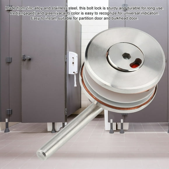 Indicator Door Lock,Bathroom Toilet Privacy Door Privacy Door Indicator Lock Vacant Engaged Door Lock Innovative Solution