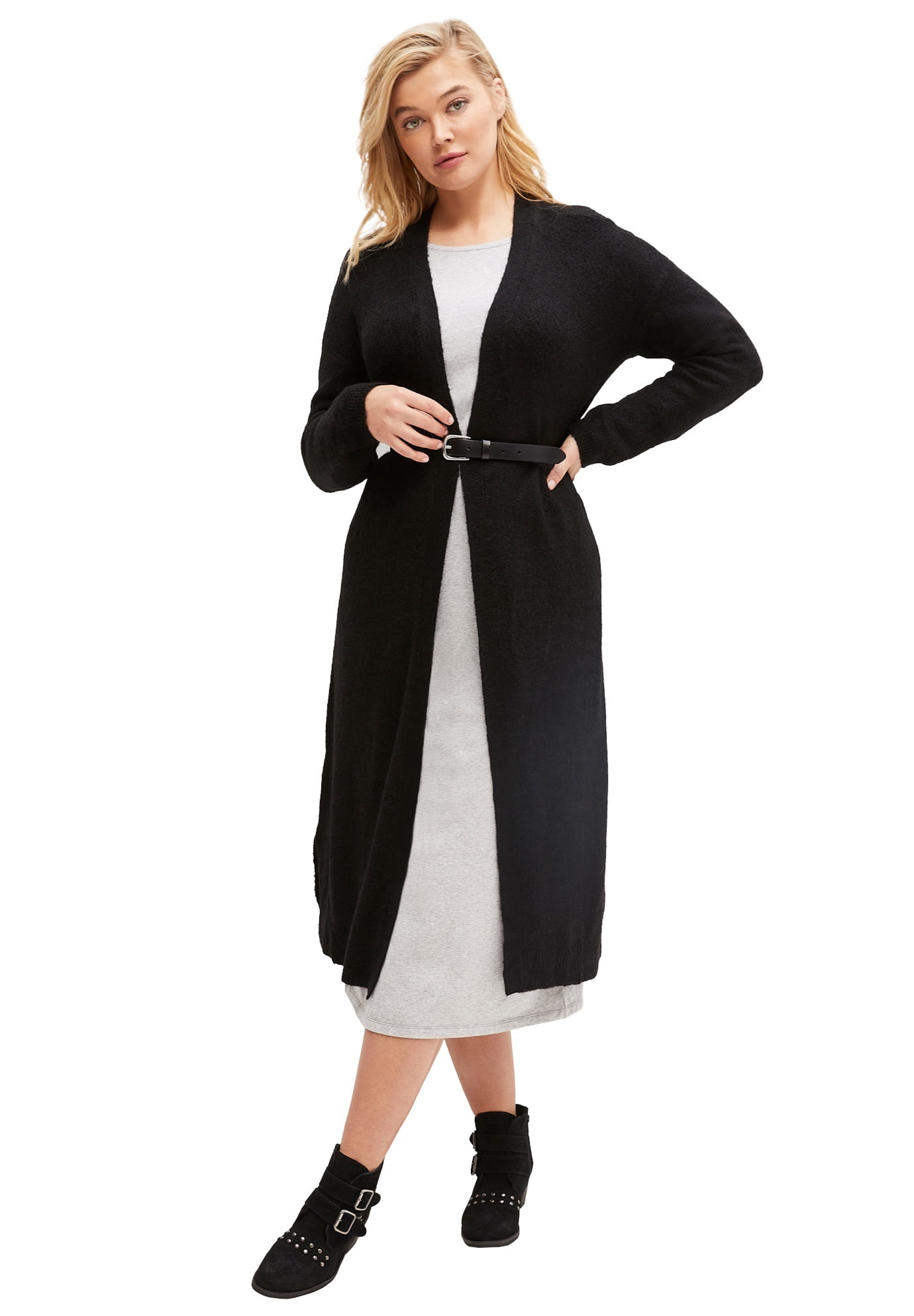 Ellos Women's Nolita Duster Cardigan Sweater - Walmart.com