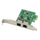 thumbnail image 3 of 4X 2 Puertos RJ45 PCIe X1 Dual Gigabit Realtek 8111F+ ASM1082E Filtro de Chip PCI-e Tarjeta de Red LAN para Computadora 1000M, 3 of 5