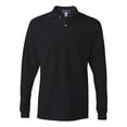thumbnail image 1 of SpotShield 5050 Long Sleeve Polo, L, Black, 1 of 3