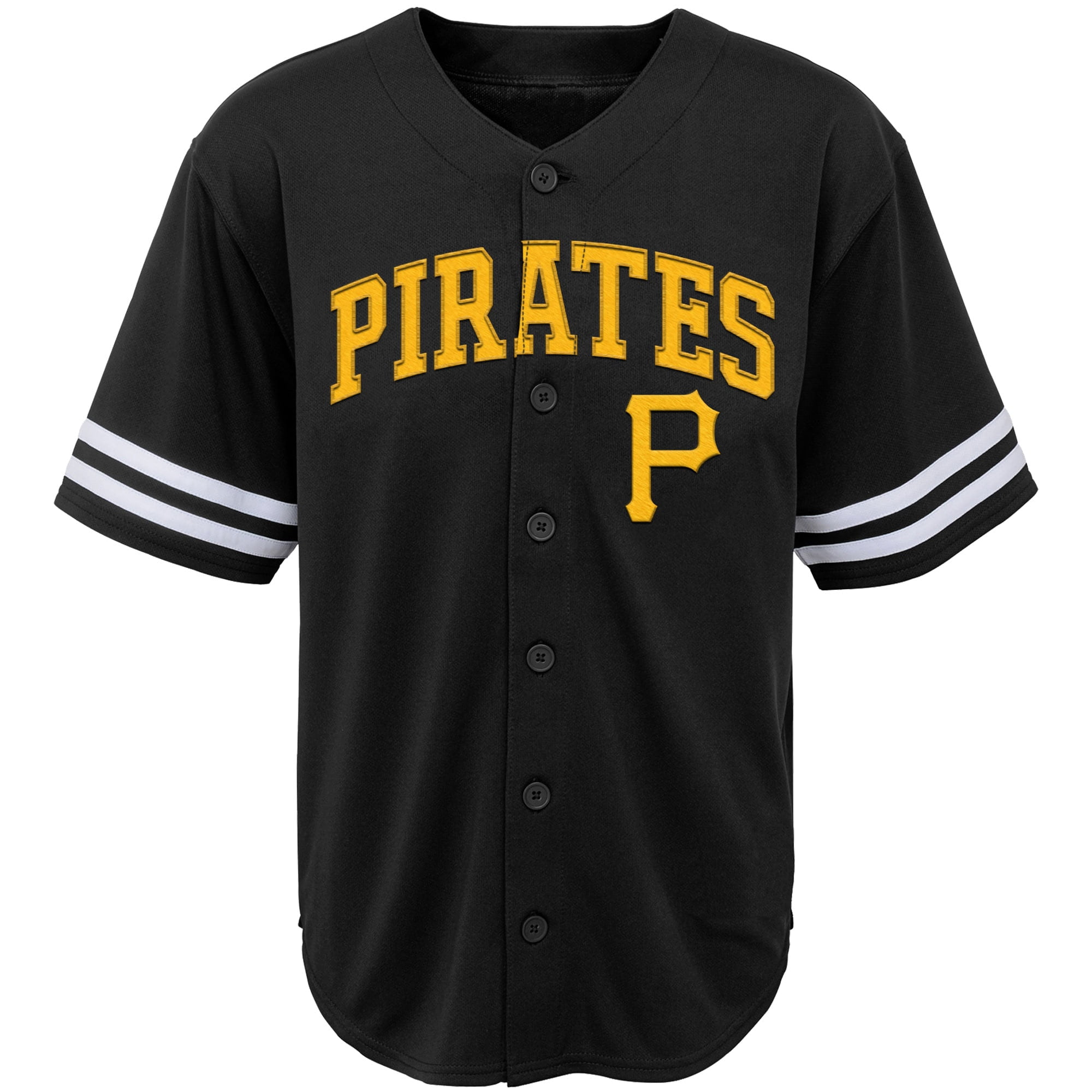 Youth Black Pittsburgh Pirates Team Jersey - Walmart.com ...