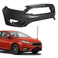 thumbnail image 3 of Labwork Black Front Bumper Cover Replacement for 2015-2018 Ford Focus S/se/sel/Titanium, 3 of 5