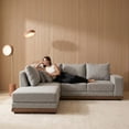 thumbnail image 2 of Sala Esquinera Izquierda Easy Living Tous Gris en L tapizada con estructura de madera de pino, 2 of 6