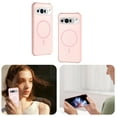 thumbnail image 4 of ELEHOLD Full Body Case for Google Pixel 9 Pro XL, Heavy Duty Shockproof Translucent Matte Back Case Compatible with Magnetic Wireless Charger,Pink, 4 of 7