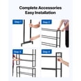 thumbnail image 5 of VEVOR 3D Printer Filament Storage Rack, 7 Tier Heavy Duty Storage Shelves for 3D Printing Filaments, Filament Spool Holders Racks for 3D Printing Studio, Home Studio, Office, Workshop (Shelf Only), 5 of 9