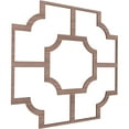 thumbnail image 3 of 33"W x 33"H x 3/8"T Extra Large Bradley Decorative Fretwork Wood Ceiling Panels, Walnut, 3 of 10