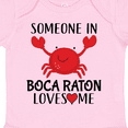 thumbnail image 4 of Inktastic Someone in Boca Raton Loves Me Boys or Girls Baby Bodysuit, 4 of 5