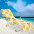 thumbnail image 6 of HCJKDU Pool Chair Towel with Side Pockets, Microfiber Chaise Lounge Towel Cover for Sun Lounger Pool Sunbathing Garden Beach Hotel, 6 of 6
