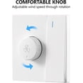 thumbnail image 2 of EcoNesxp Stepless speed regulator ceiling fan speed switch concealed wall fan speed regulator stepless speed regulator ceiling fan speed switch concealed wall fan speed regulator 86 type household ty, 2 of 5