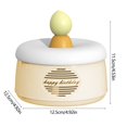 thumbnail image 3 of Pisexur - Altavoz Bluetooth para hombre con forma de pastel de cumpleaños y luz ambiental, altavoz inalámbrico recargable, bonita decoración de mesa para regalar a niños, organizador de electrónica., 3 of 9