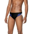 thumbnail image 1 of Speedo Men's Adult Edge Splice Brief - Team Black/Blue, Size: 30, 1 of 3