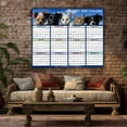 JUSEO Dogs & Cats 2025 Wall Calendar 12 Month English Version Border E